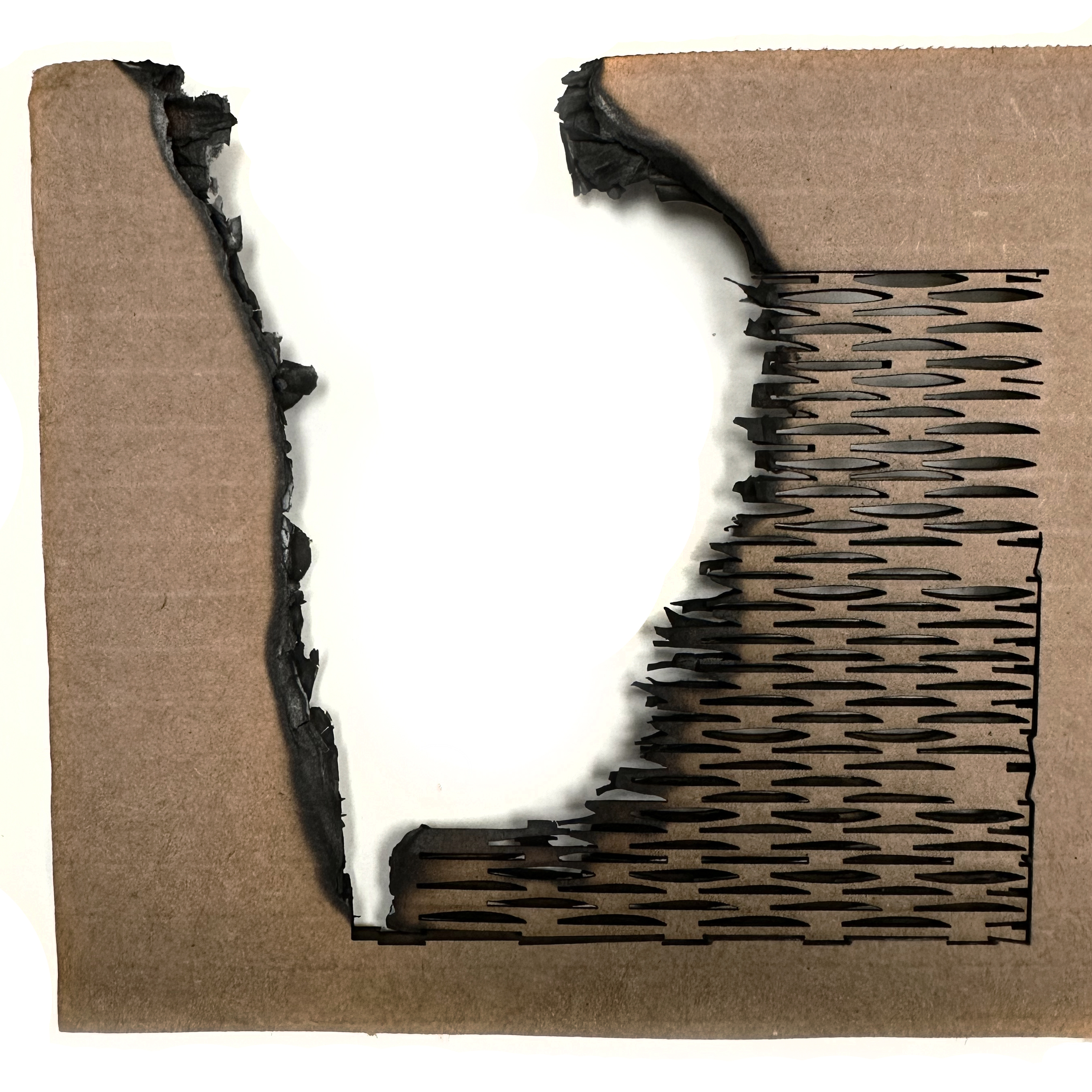 Three-dimensional folded result